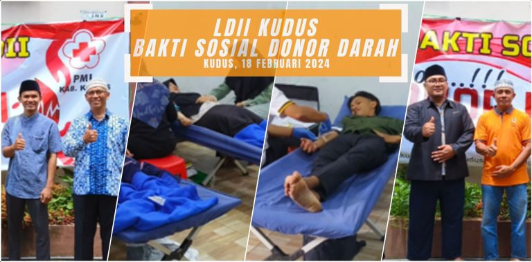 LDII Kudus Mengadakan Bakti Sosial Donor Darah